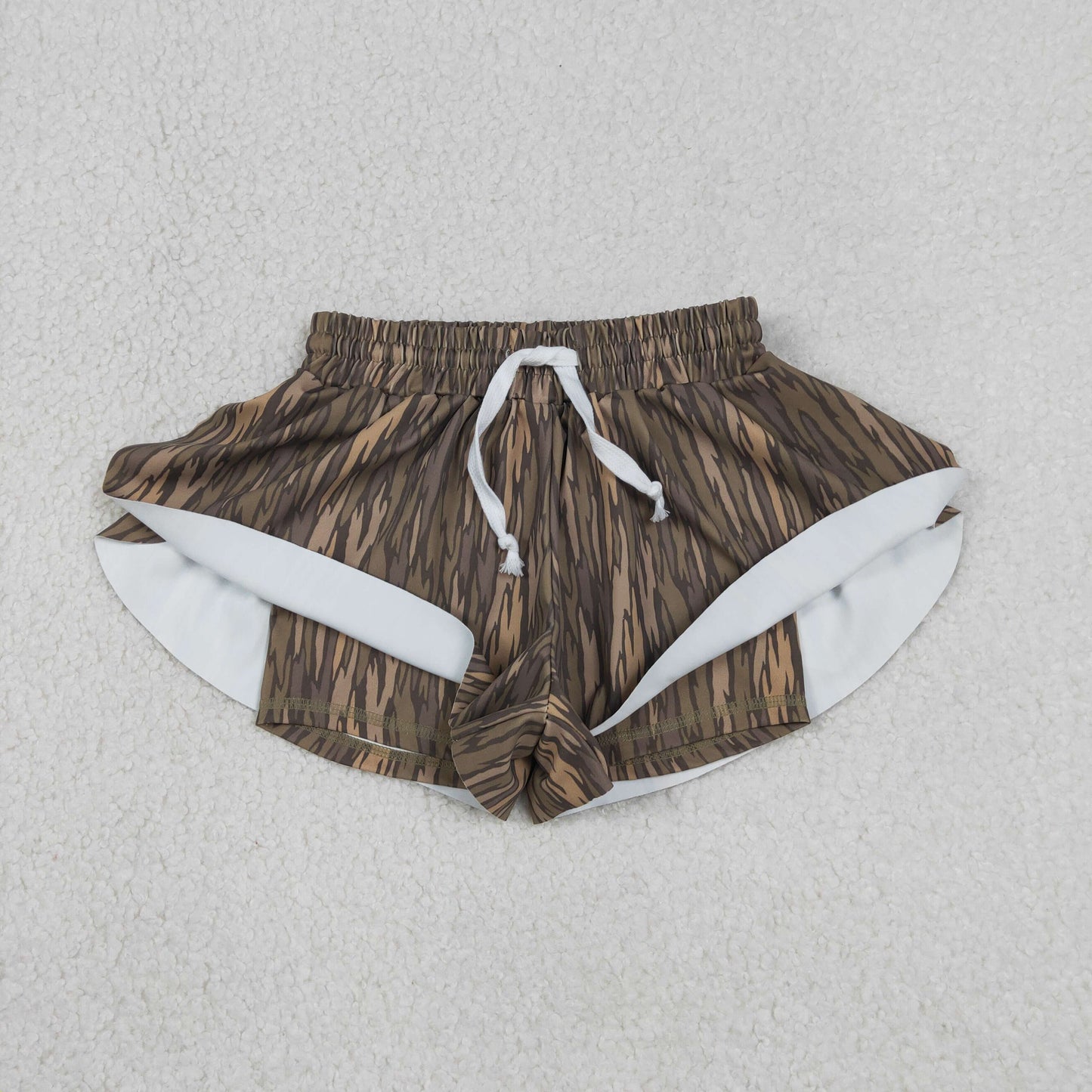 RTS NO MOQ(In Stock) SS0771 Camouflage yoga shorts