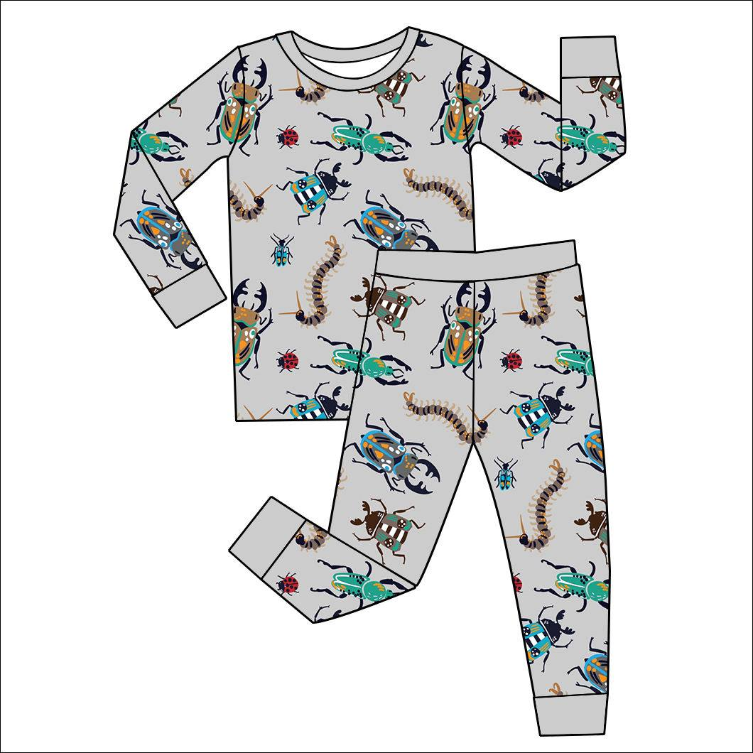 Custom moq 5 each style eta 6-7weeks baby boy clothes long sleeve pants sets -25.8.9