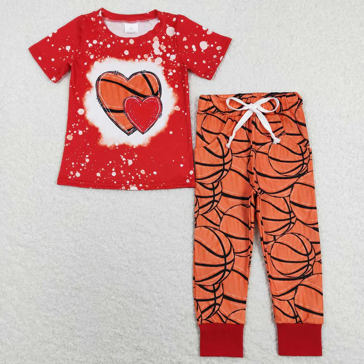 RTS NO MOQ Girls Boys short sleeve pants Sets