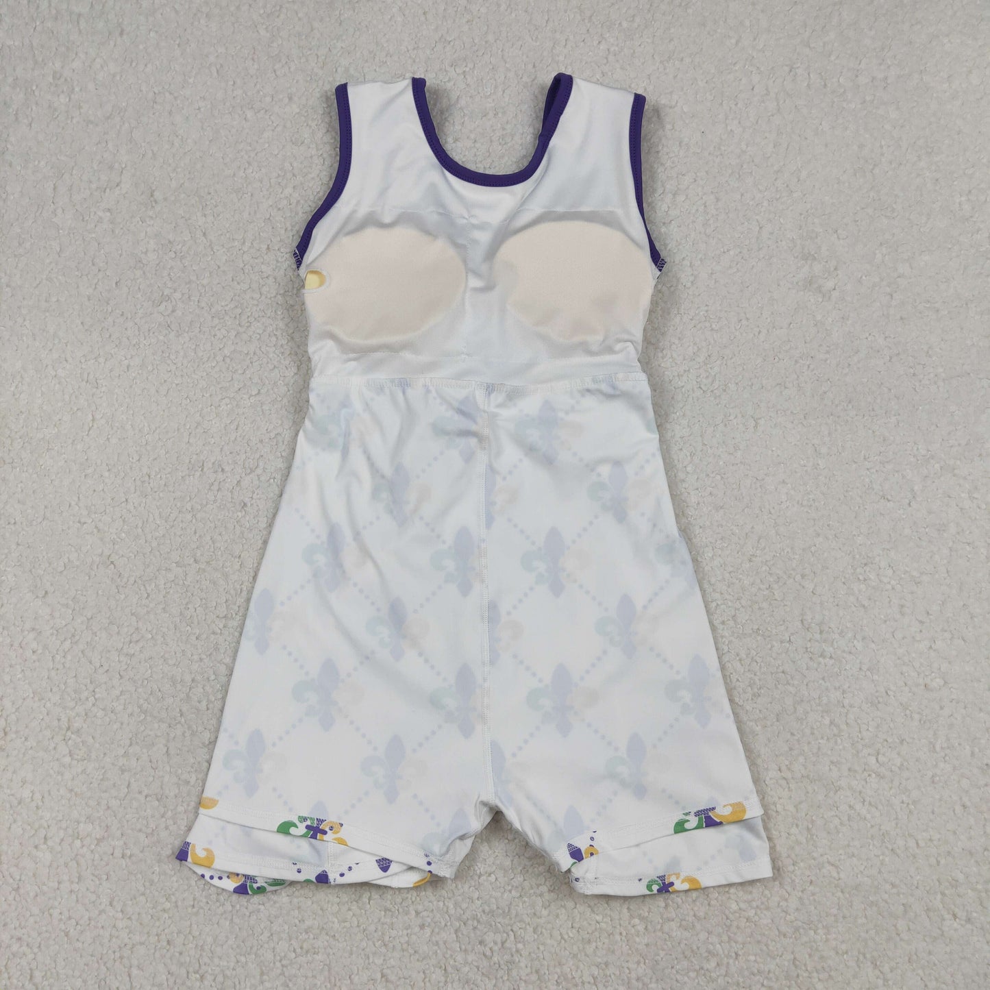 RTS NO MOQ(In Stock) Carnival Pattern Polka Dot Check Yoga Sleeveless Dress