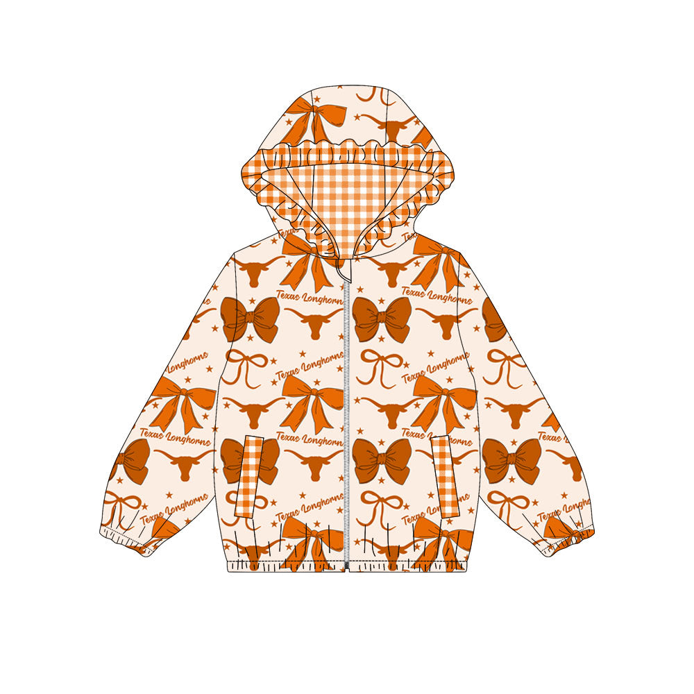 1003-Custom moq 8 mix size milk silk summer team baby girls clothes bow hooded long sleeve top-25.10.9