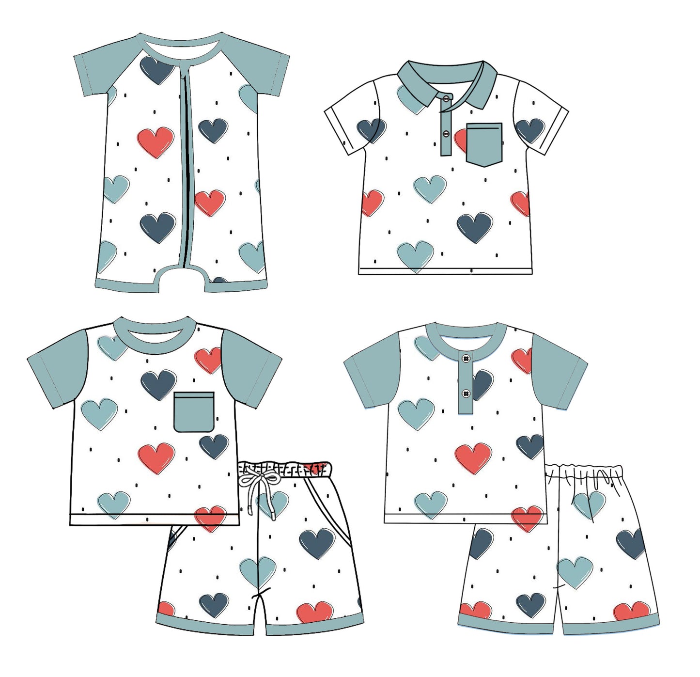 2.27 custom each style moq 5eta 4-6week Sibling Sister baby girl sets 1 and sets 2 and boy rompers and top match family design