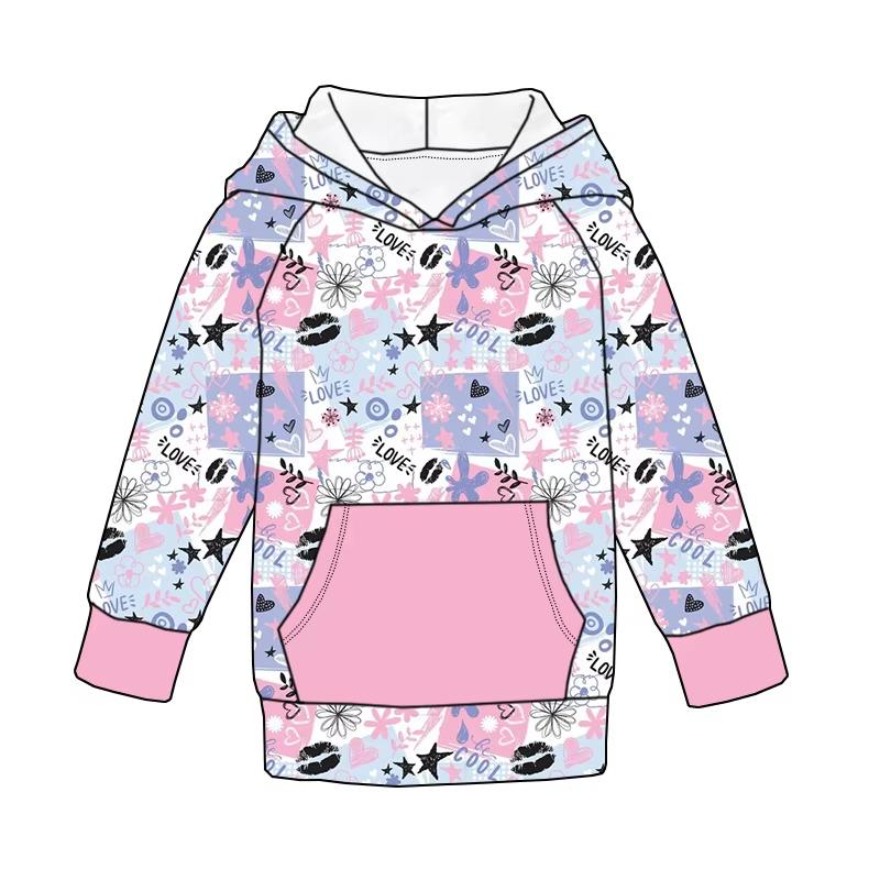 Custom moq 5 each style eta 6-7weeks baby girl clothes halloween hooded long sleeve top-25.8.1