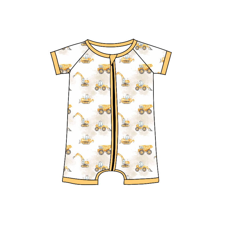 Custom summer baby boys clothes short sleeve shorts sets romper