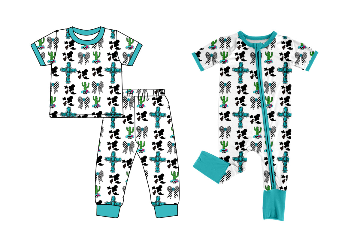 25.12.20 custom each style moq 5 eta 6-8week Sibling Sisters bow baby girl clothes short sleeve pants sets and romper match family design