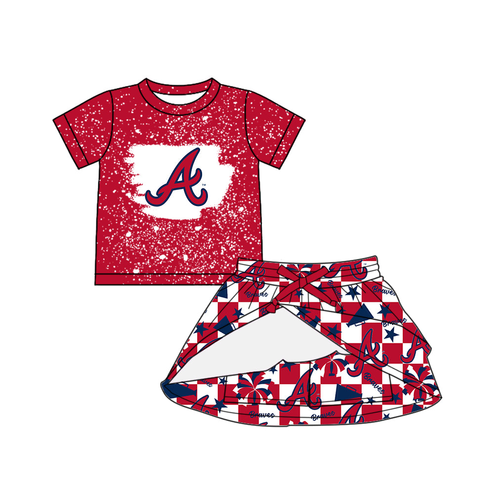 Custom moq 5 mix size milk silk summer teams baby girls clothes team red sleeveless shorts sets and skirts sets and dress and jumpsuit-25.7.16
