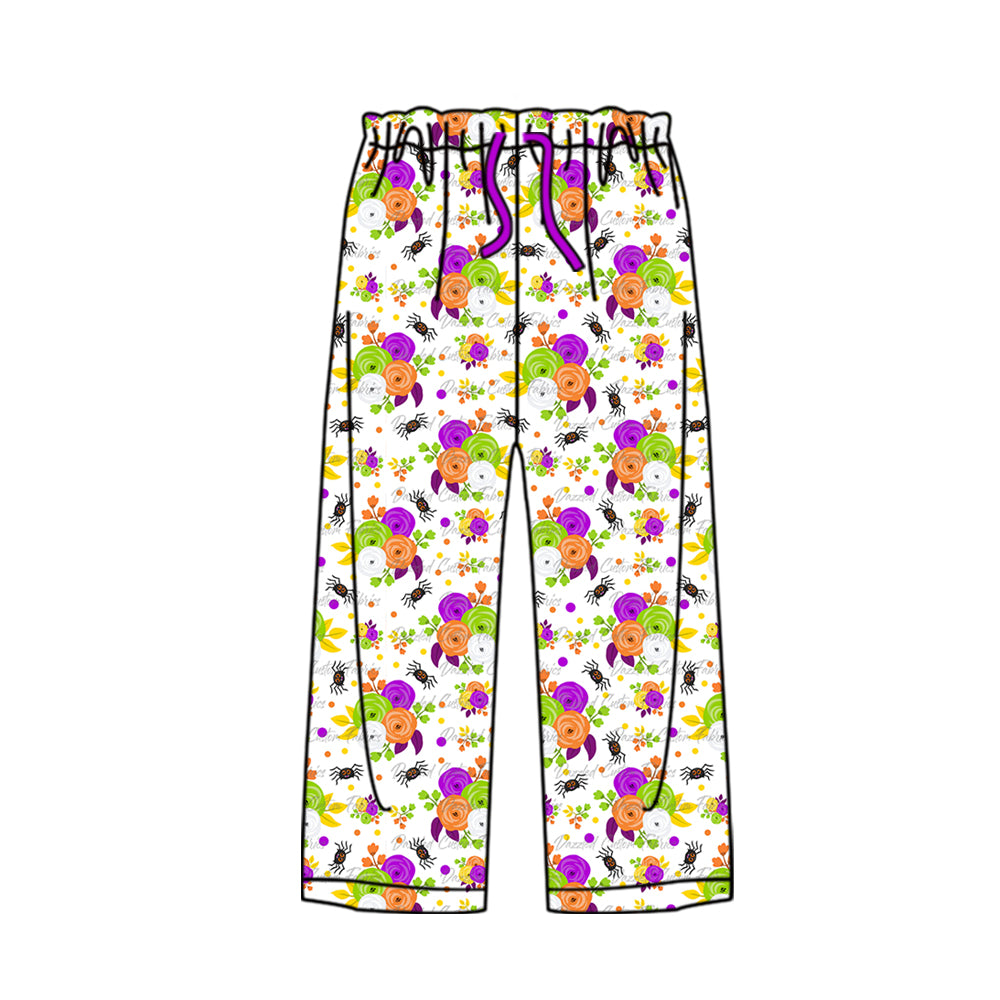 5.30 custom each style moq 5eta 4-5week baby clothes floral purple adult pants adult men