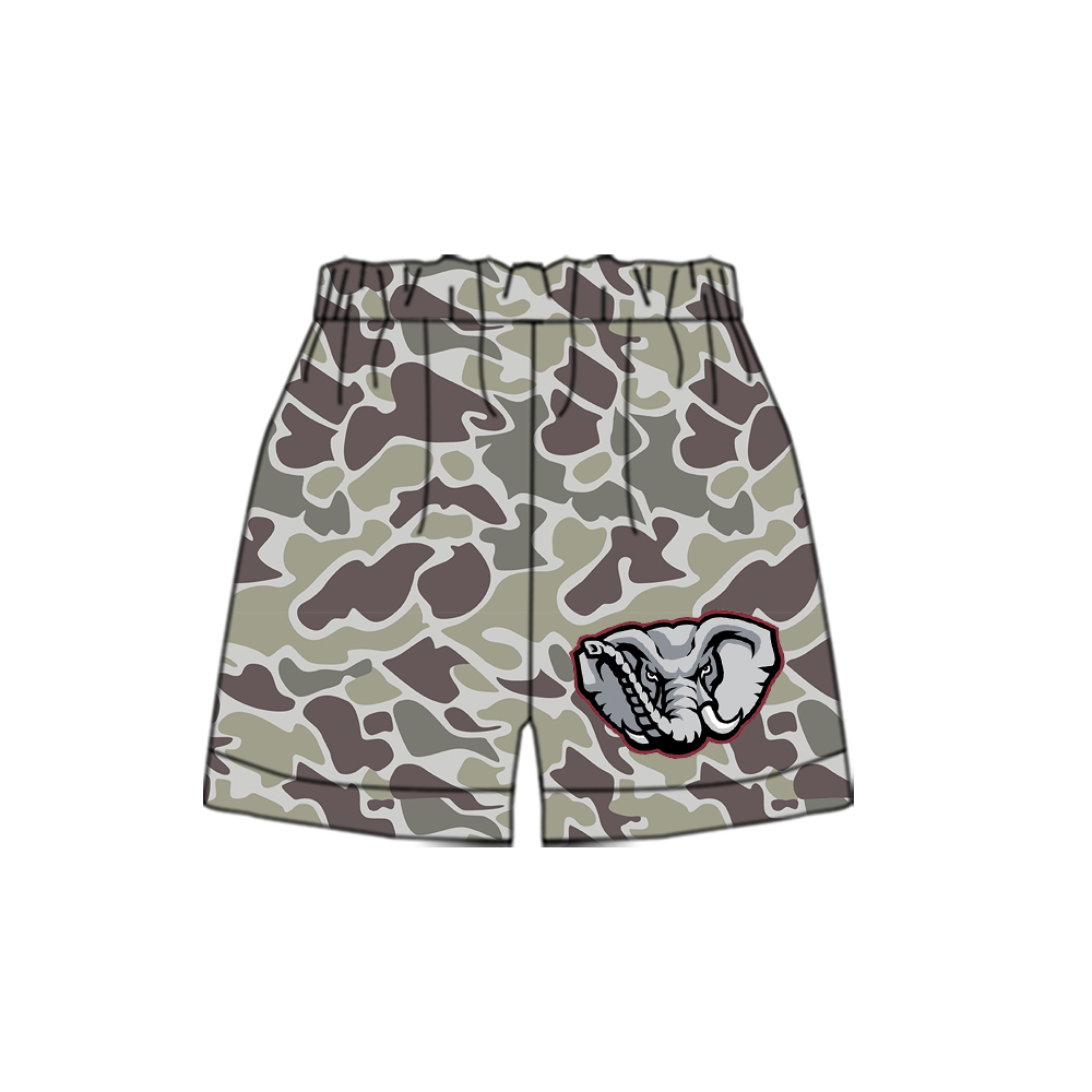 Custom moq 5 each style eta 6-7weeks baby girl clothes team camouflage shorts-25.8.21