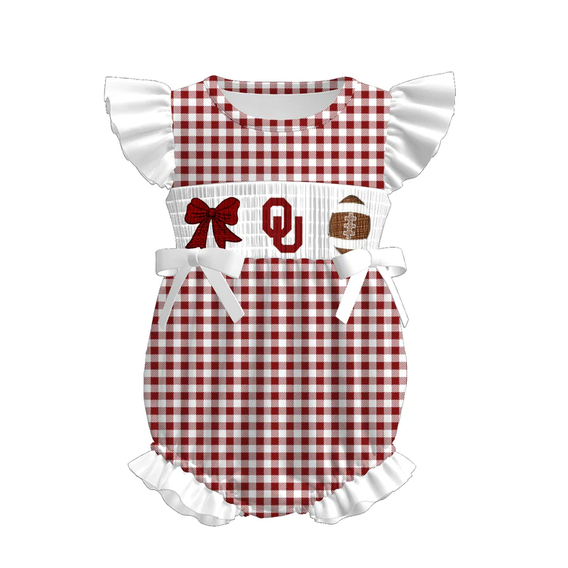 Custom summer teams baby girls clothes team short sleeve shorts sets dress romper-25.7.19
