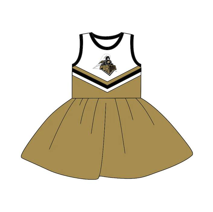 Custom moq 5 each style eta 6-7weeks baby girl clothes team khaki sleeveless dress-25.8.21