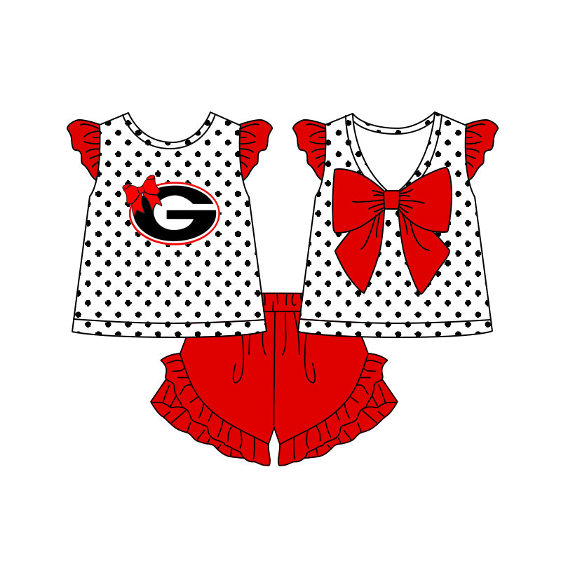 Deadline: May 20 custom no moq eta 5-6weeks GGG girls shorts sets