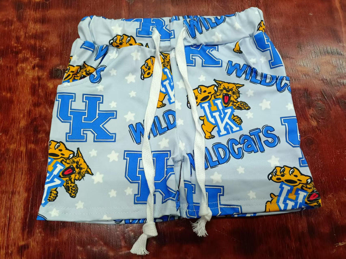 Custom moq 3 eta 6-7weeks kids clothes team blue Summer Shorts-25.5.9