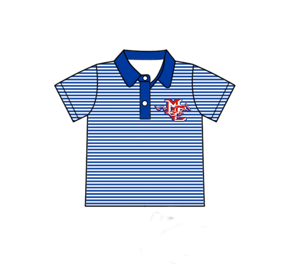 Custom moq 5 mix size milk silk eta 6-8weeks summer teams red baby girls clothes soprt teams girls blue and red clothing