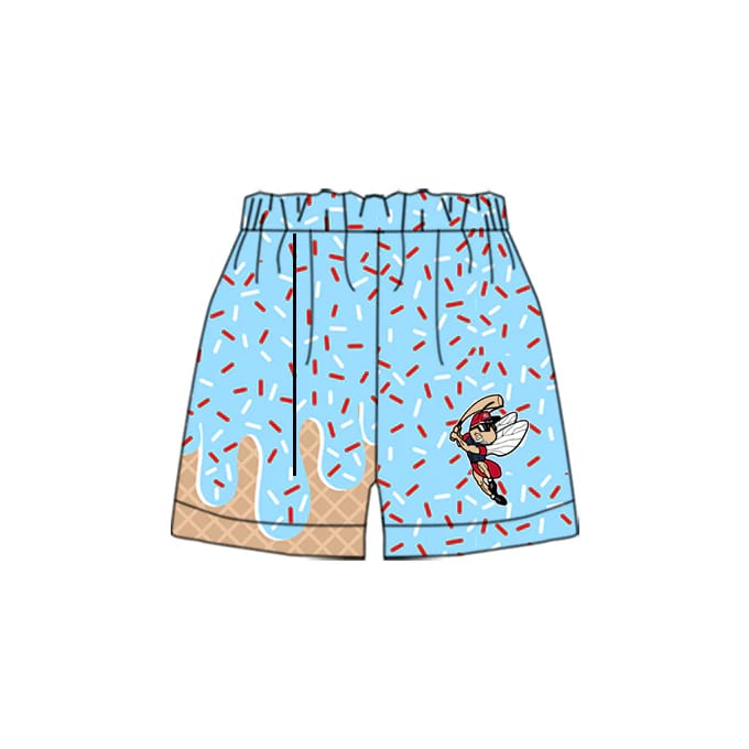 custom moq 3 eta 6-8weeks kids and adult blue Beach Summer Shorts