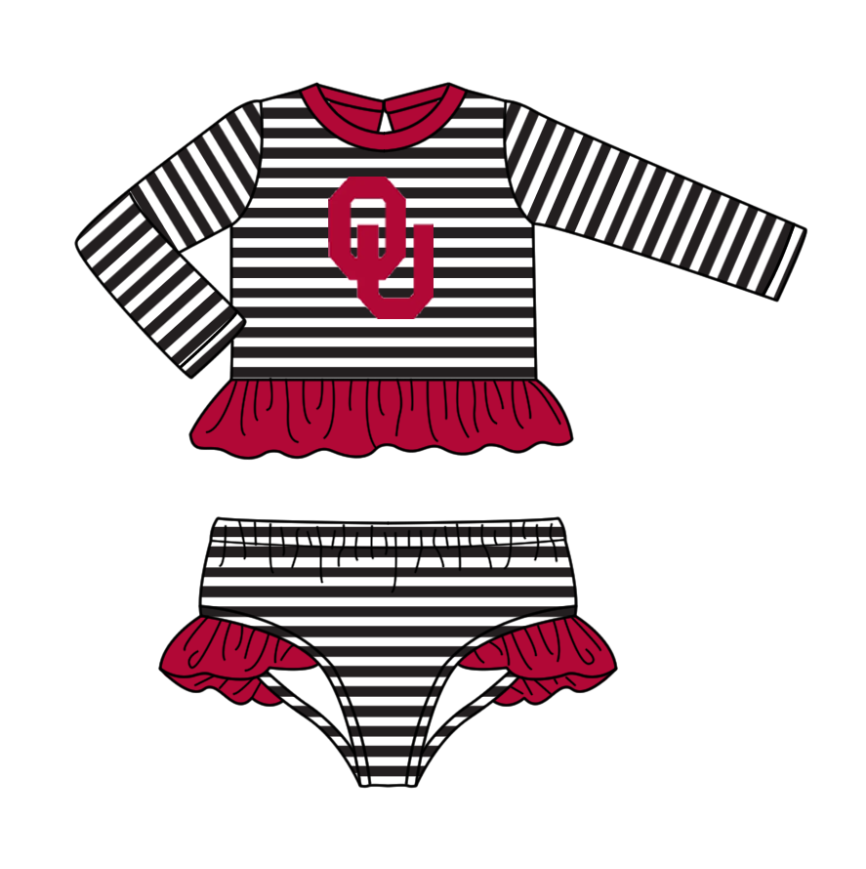 Custom moq 5 mix size milk silk summer teams baby girl clothes long sleeve swimsuit