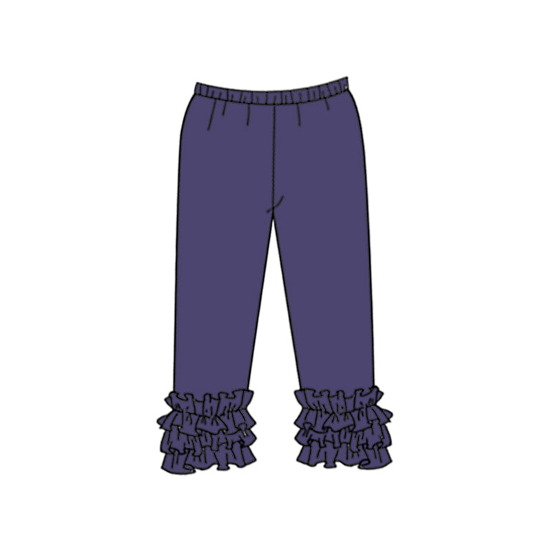Deadline October 30 custom no moq eta 6-8weeks Dark purple pleated hem trousers