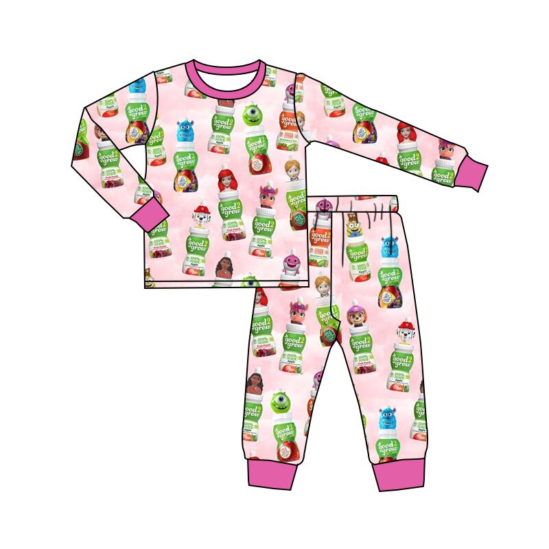 boys long sleeve pants pajamas set