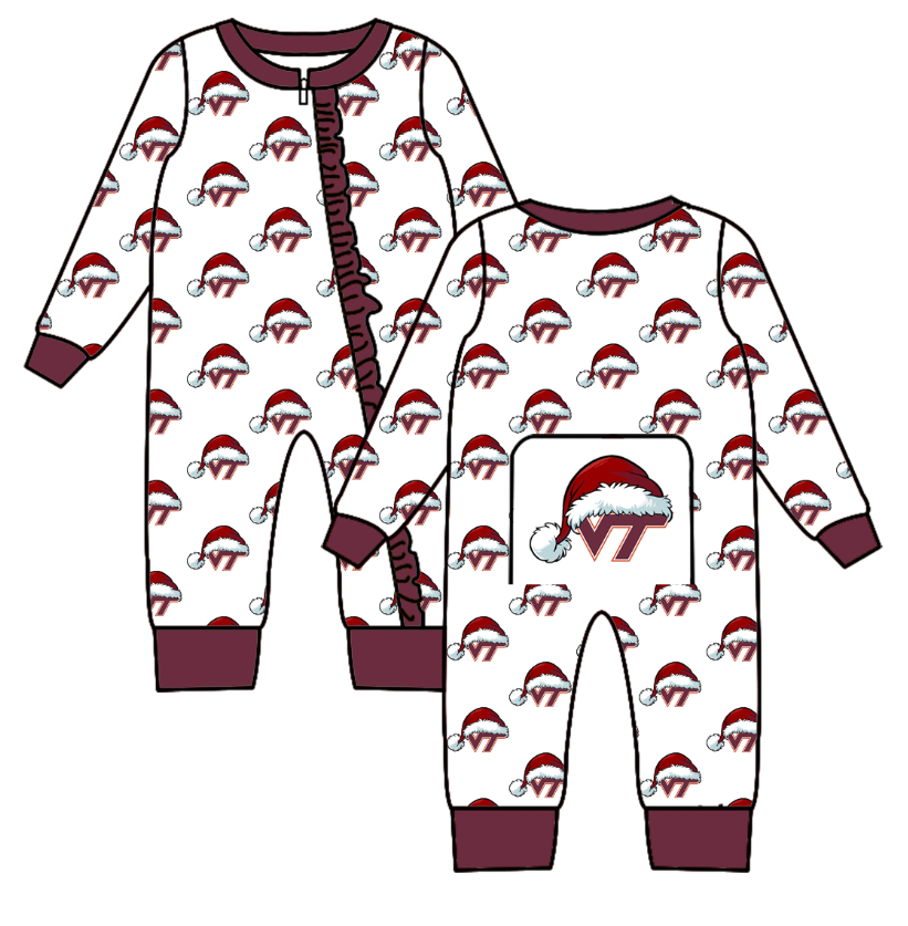 Custom moq 5 eta 6-8weeks Red letter team girls romper