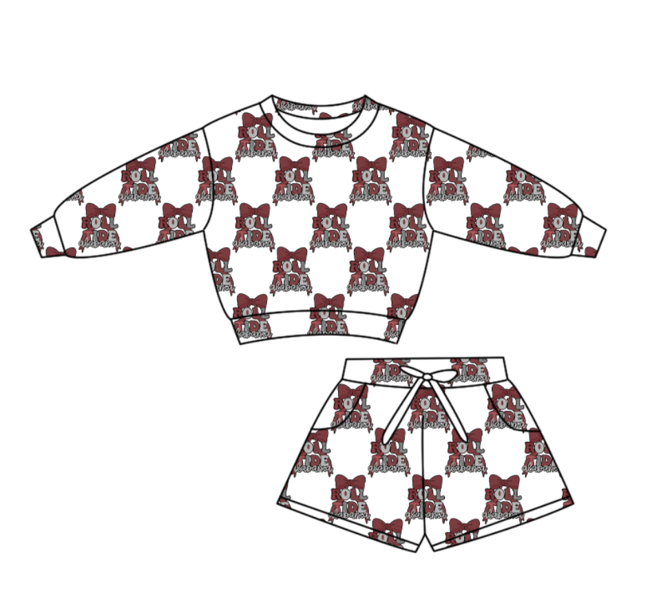 Custom moq 5 mix size milk silk summer teams baby boys clothes hooded long sleeve shorts sets-25.10.22