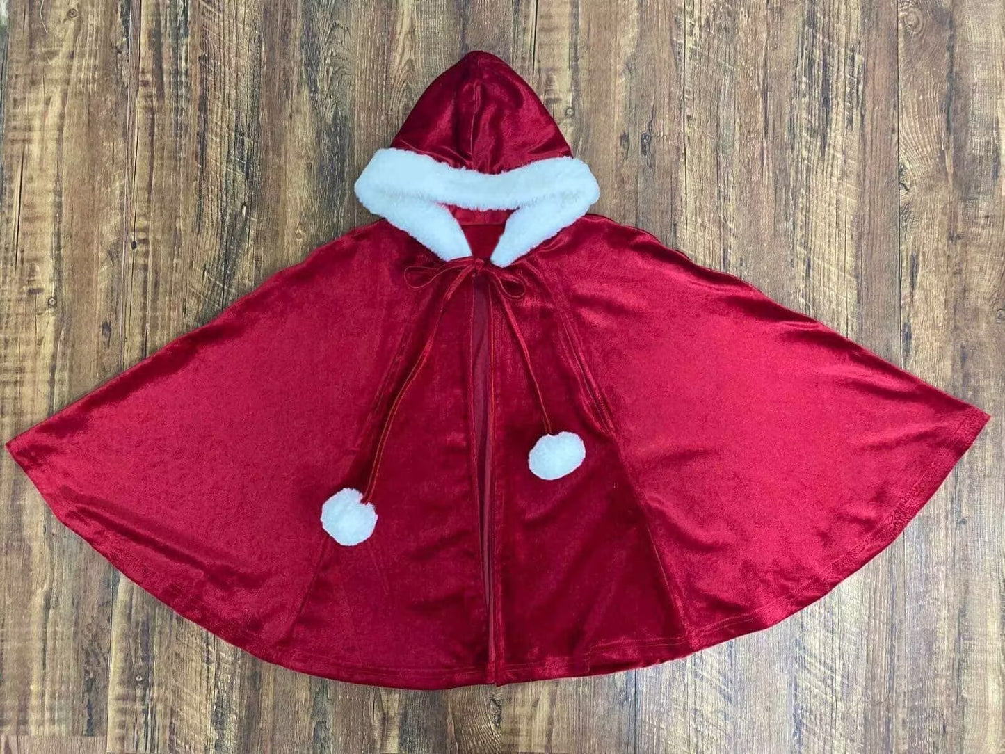 Deadline September 18 custom no moq eta 6-8weeks Red plush cape