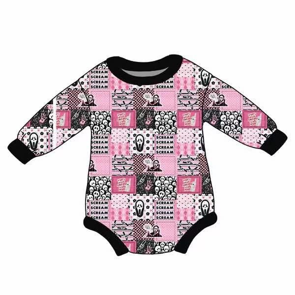 Custom moq 5 each style eta 6-7weeks milk silk baby boys halloween bubble