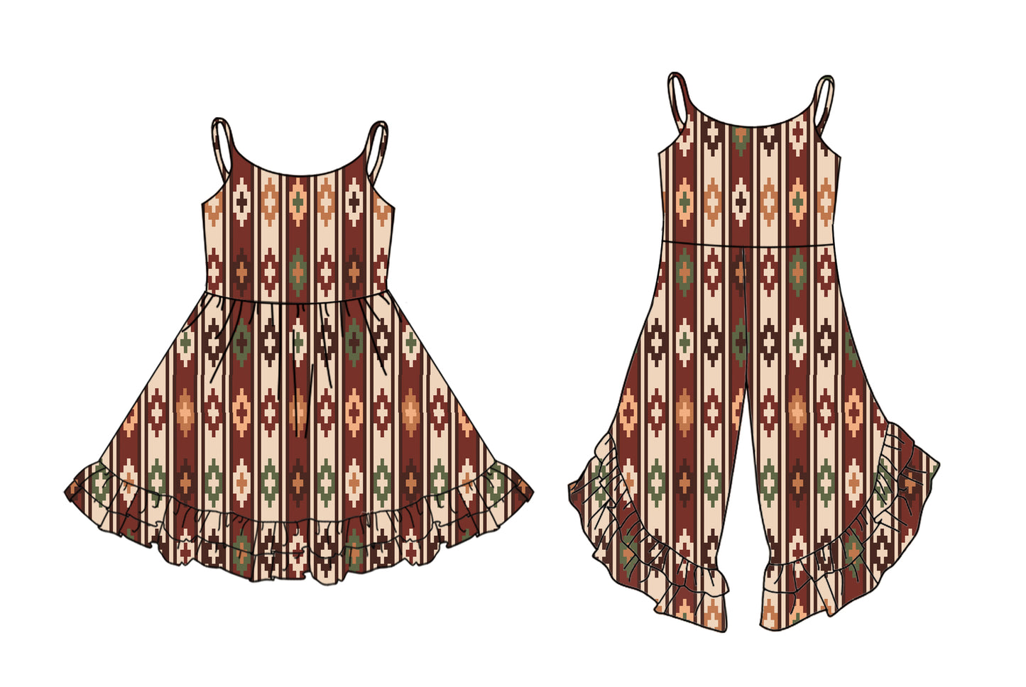 2.27 custom each style moq 5eta 4-6week Sibling Sister baby girl dress and jumpsuit match family design
