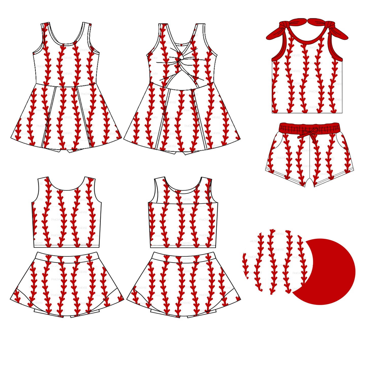 25.12.26 custom each style moq 5 eta 6-8week Sibling Sisters baby girl clothes short sleeve shorts sets and skirts set 2 and dress match family design