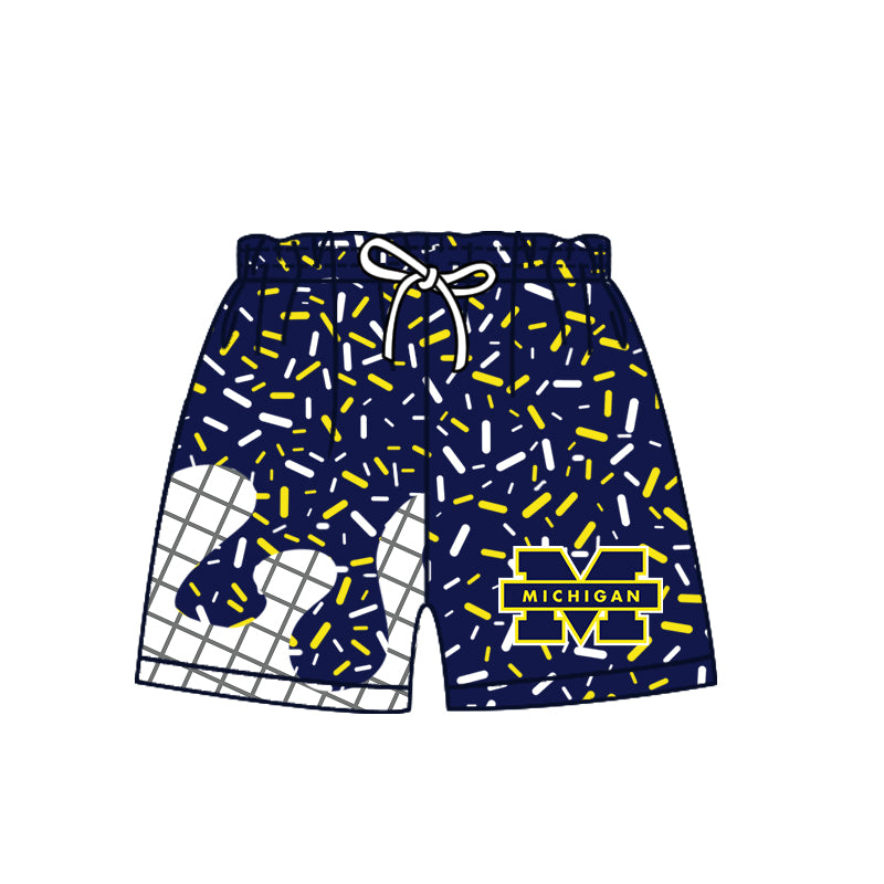 Custom moq 5 mix size milk silk summer teams Camo Hooded Short Sleeve Top Shorts Set Ice Cream Drips Hooded Top with Matching Shorts For Kids