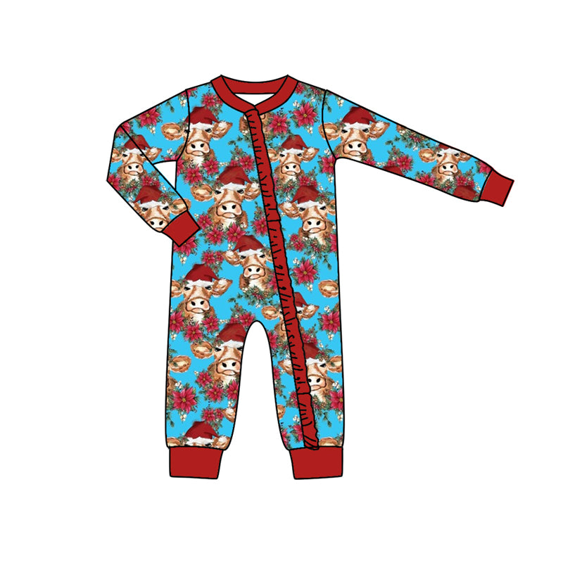 6.12 custom each style moq 5eta 4-6week Sibling Sister alpine floral red baby girls sets and dress and baby romper match family design