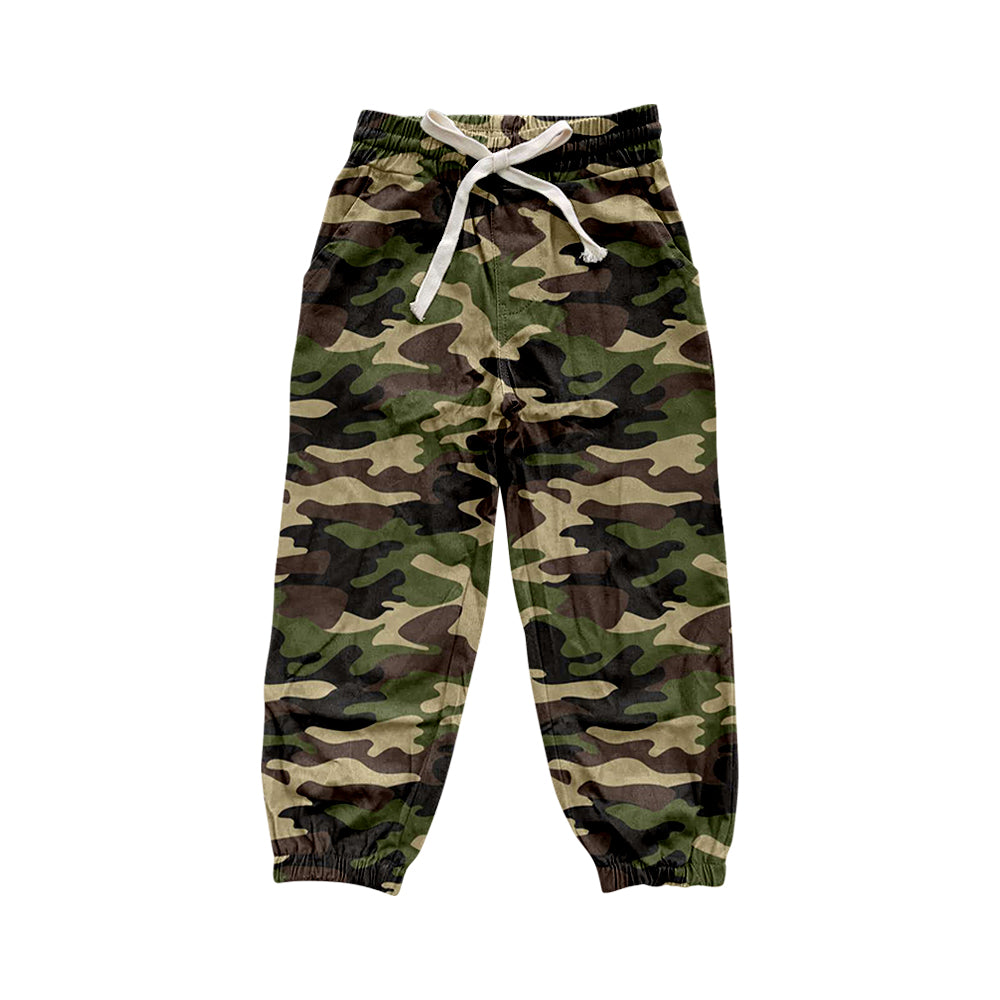 7.12 custom each style moq 5 eta 4-6week baby boys clothes camouflage green long pants