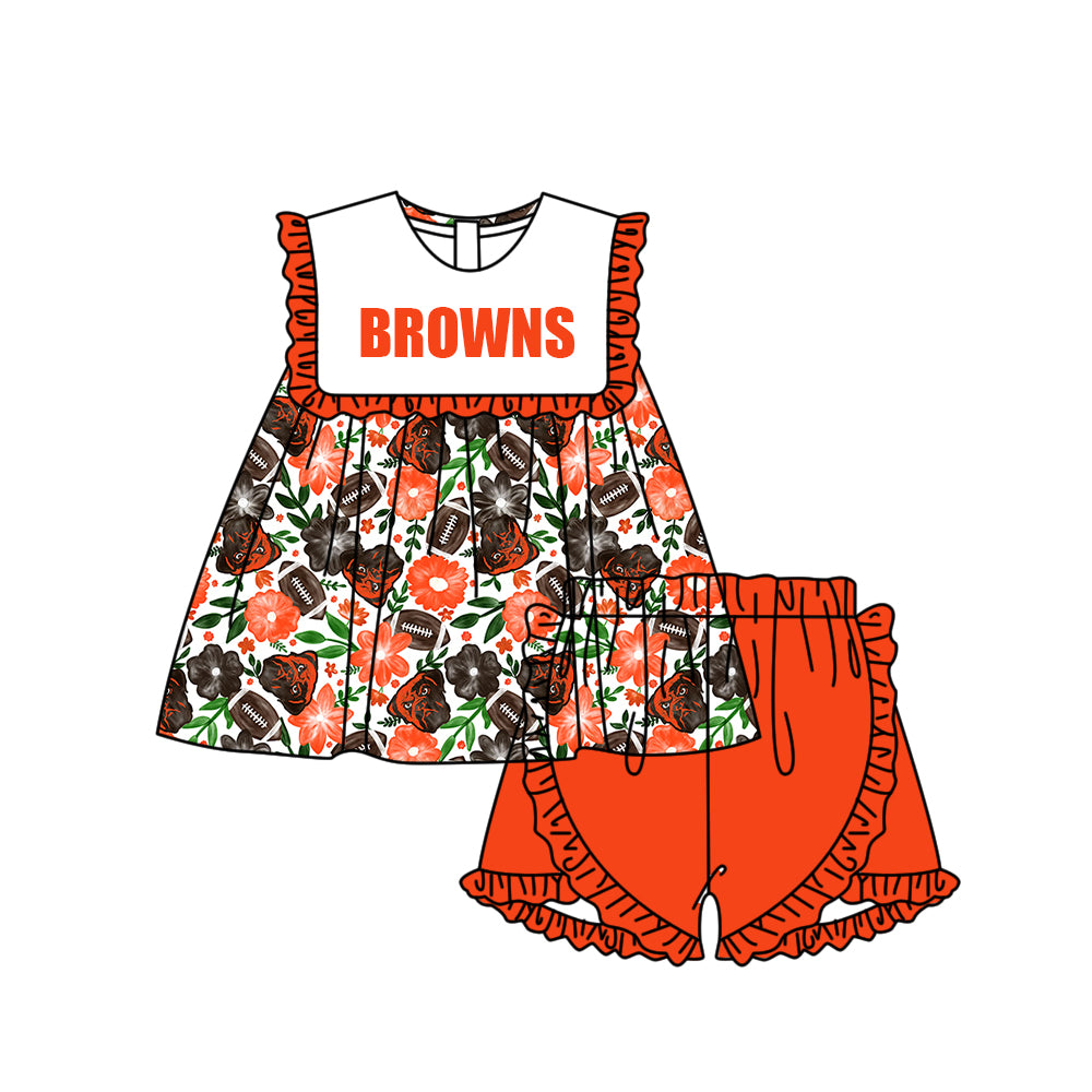 Custom moq 5 mix size milk silk summer teams Baby Girl Sleeveless Top And Shorts Set Sleeveless Skirt Set Yoga Dress Romper
