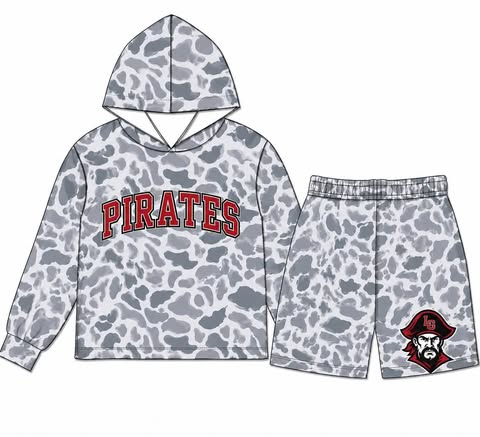 custom moq 5 mix size KNMEAT01 Milk silk boys hooide sets