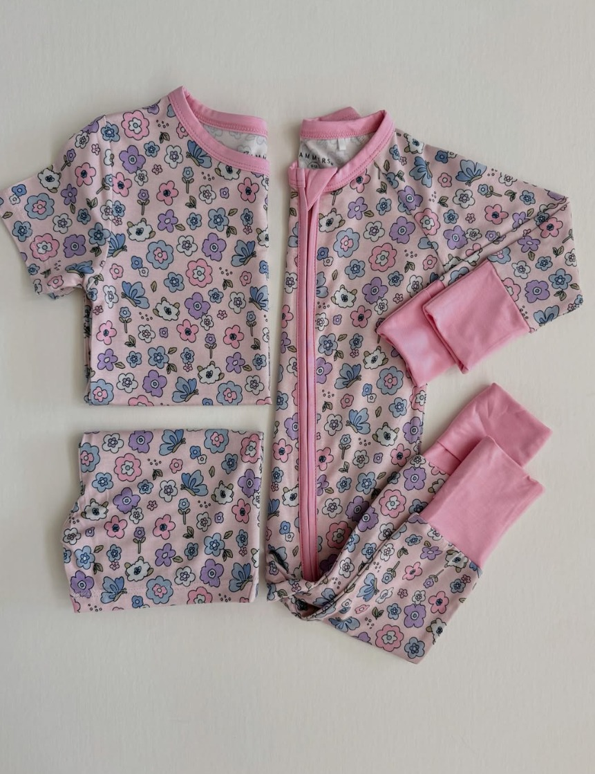 Custom moq 5 each style eta 6-7weeks baby girl clothes floral short sleeve pants sets and romper-25.8.9