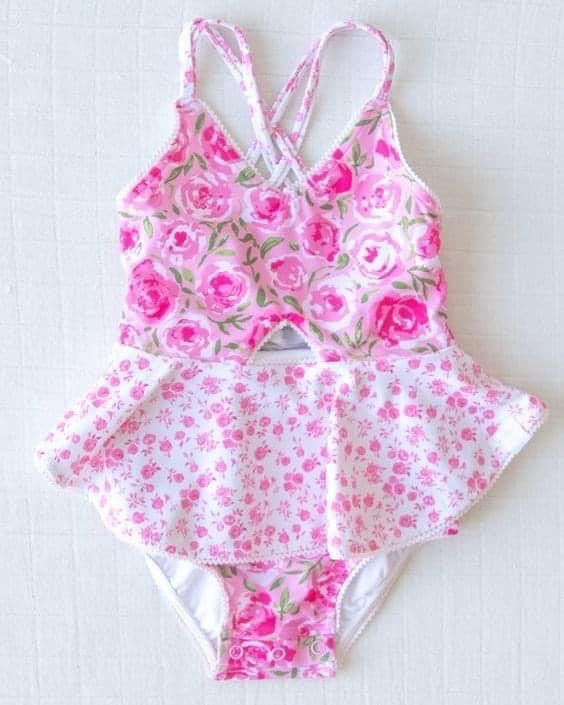 floral swimsuit