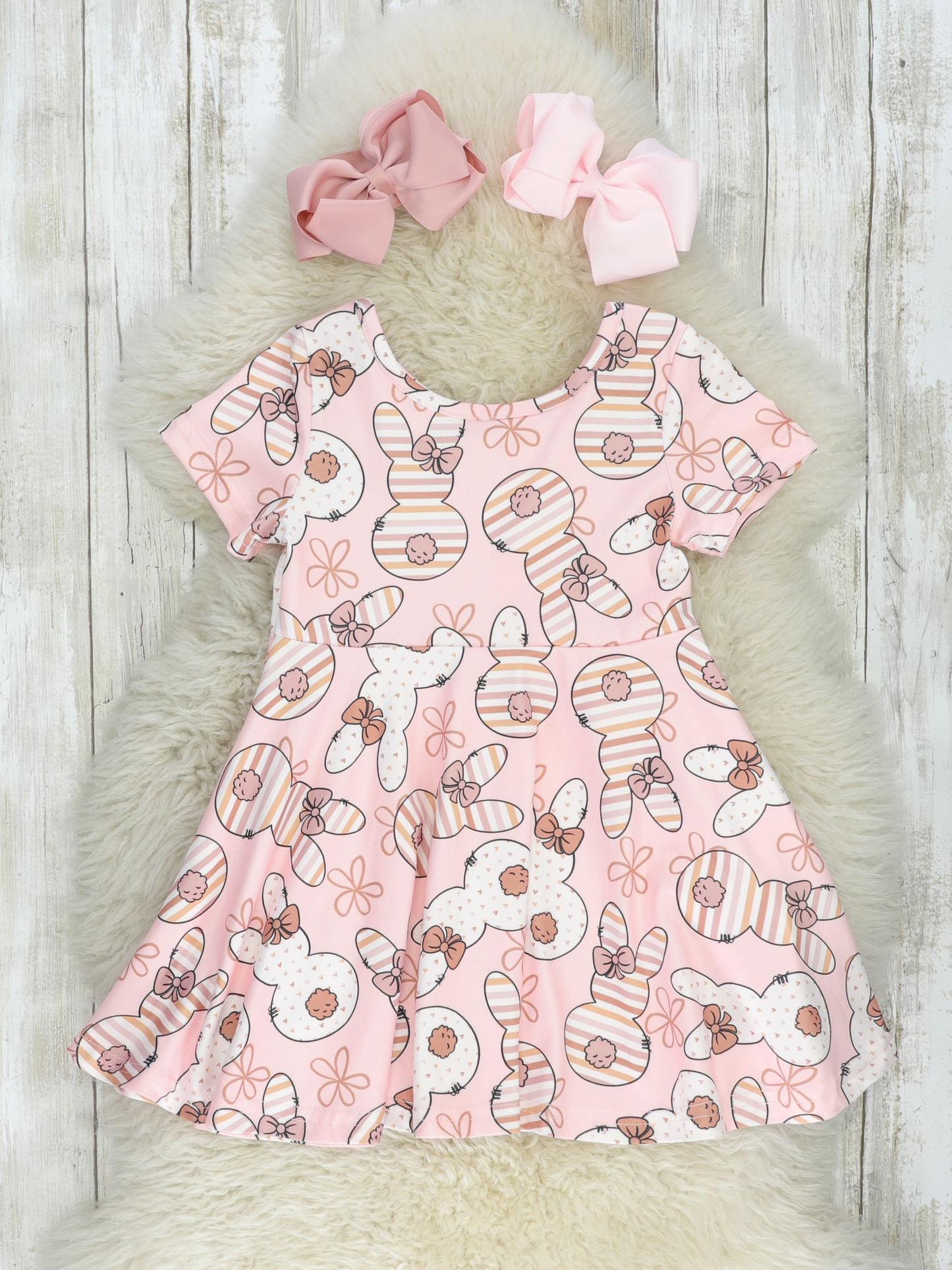 easter pink dress