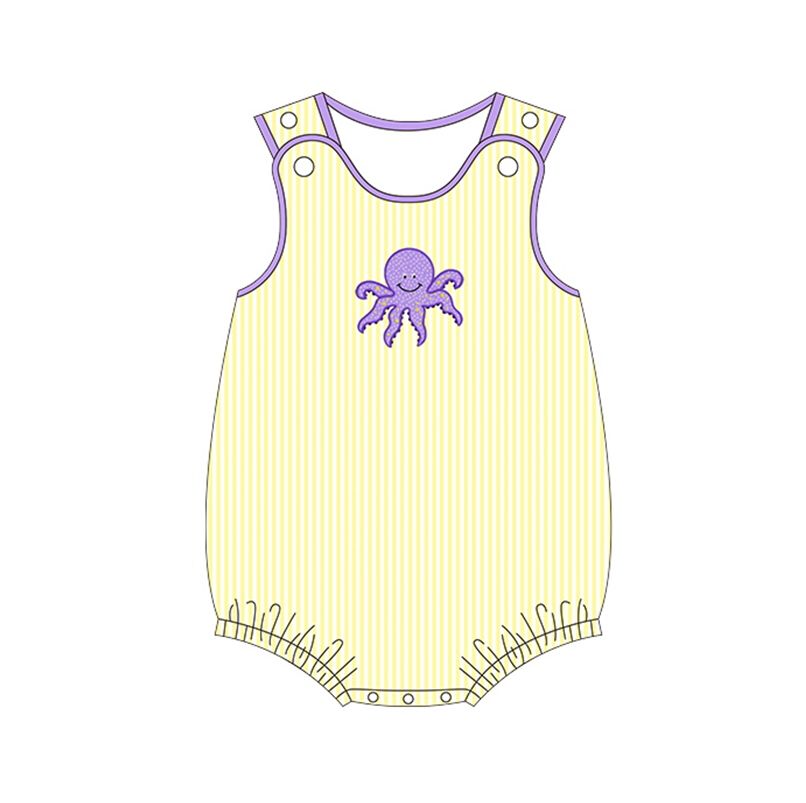 Underwater World Octopus Boy's Romper Suit