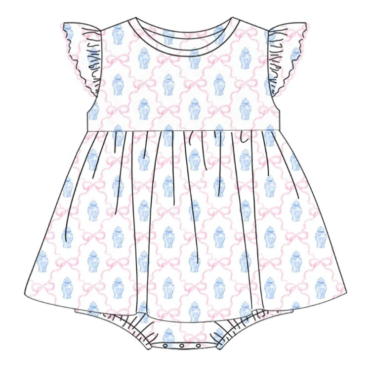 Magic lamp girl's romper suit