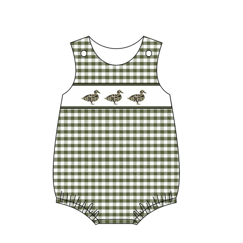 Three ducks boy's romper suit