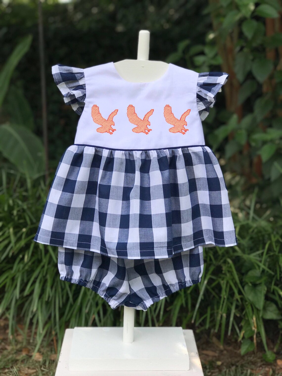 Girls plaid suit