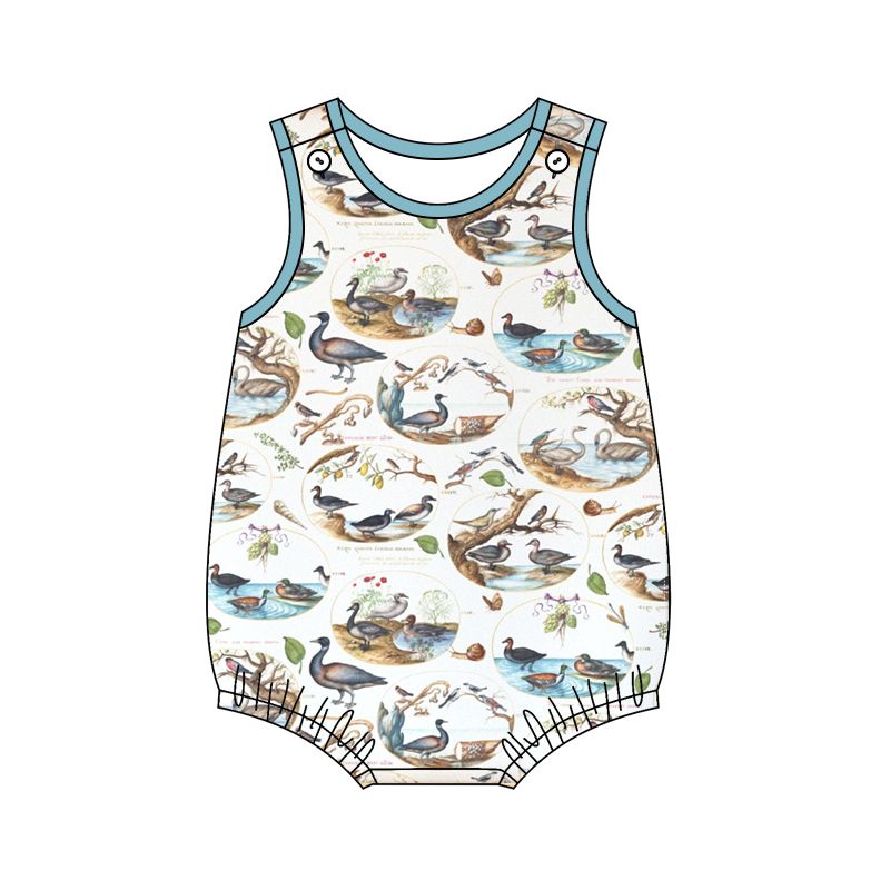 duck boy romper