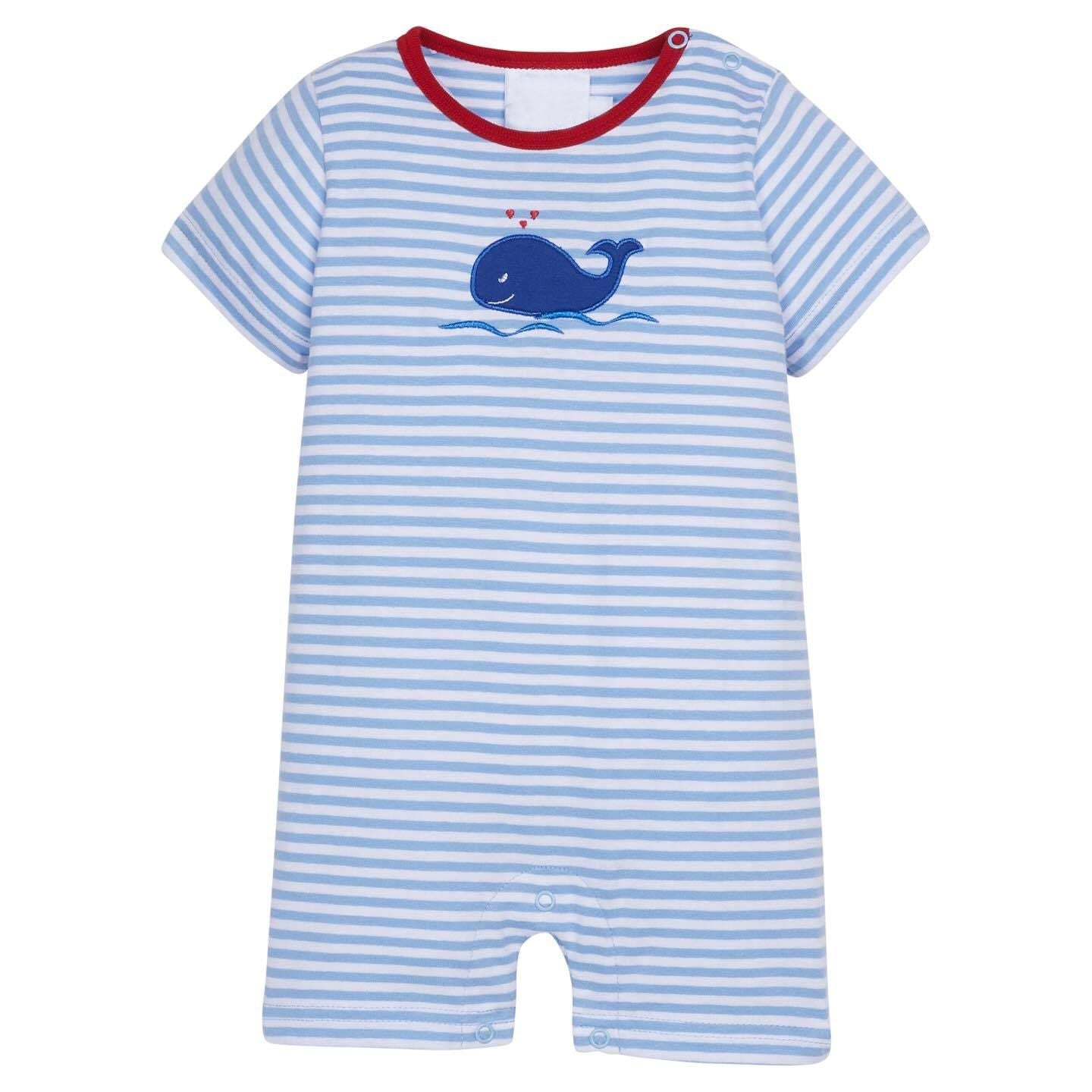 shark boy romper