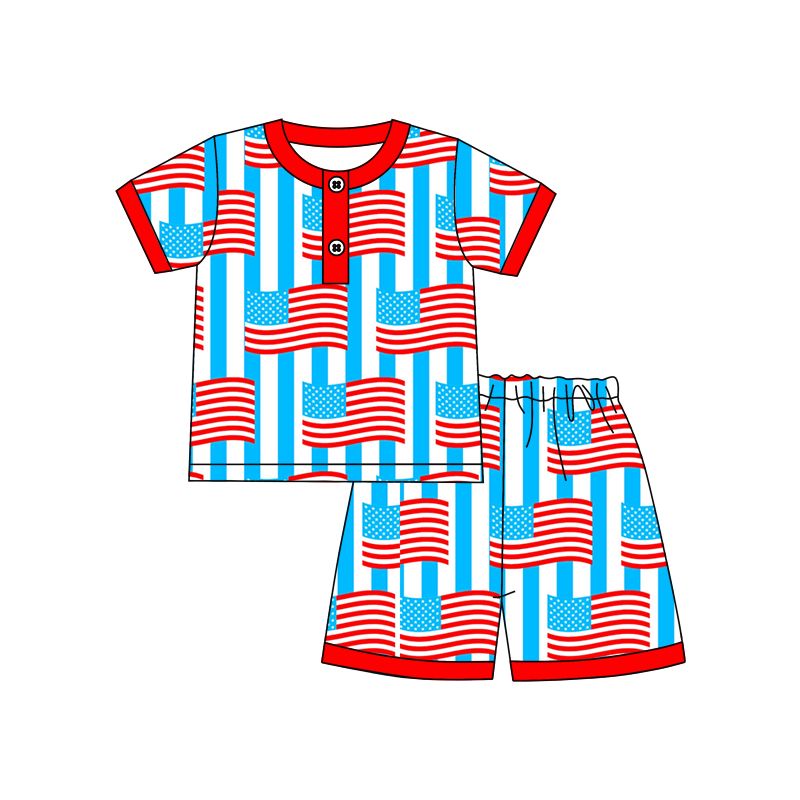 National Day, July 4th Boys Pajamas