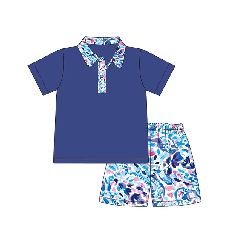 Navy blue boy's outfits