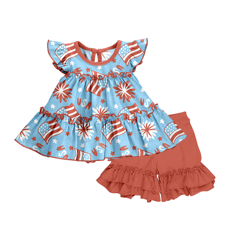 Flag girl suit
