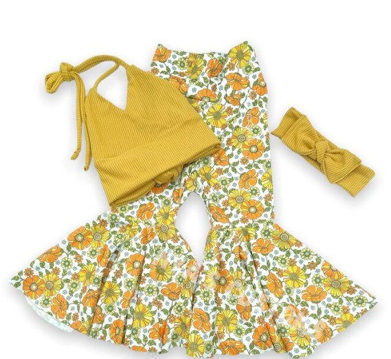 yellow flower set