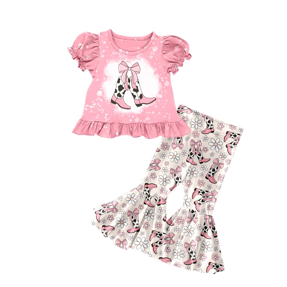 Shoes pink girls suit