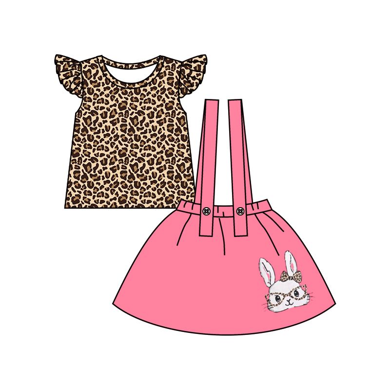 preLeopard print summer skirt overalls suit