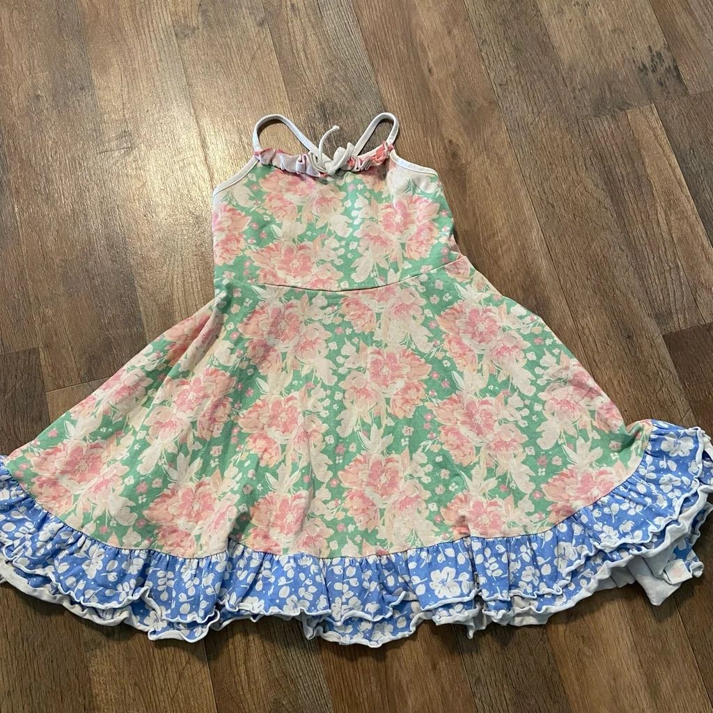 suspender summer flower skirt