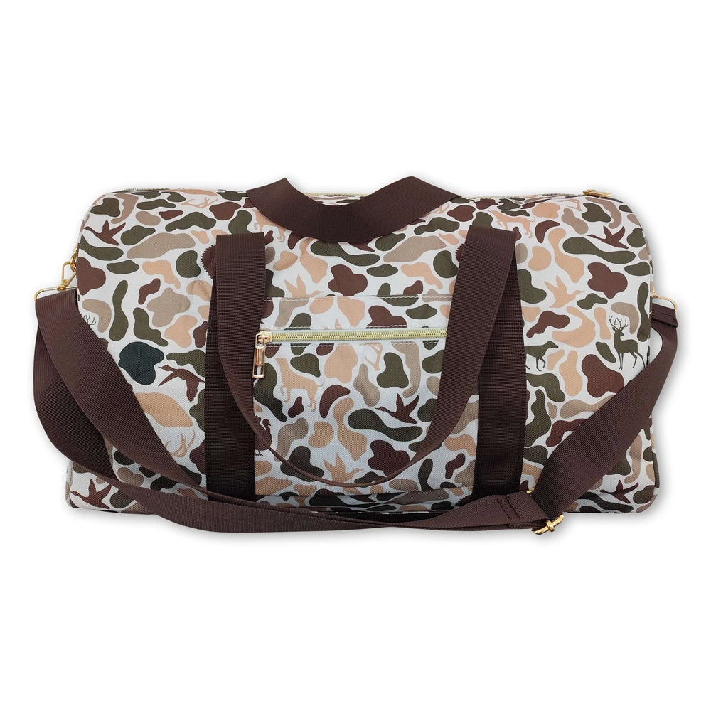 RTS NO MOQ Sibling Bags Young Adult Camo Print Gym Bag Casual Outdoor Carry Bag