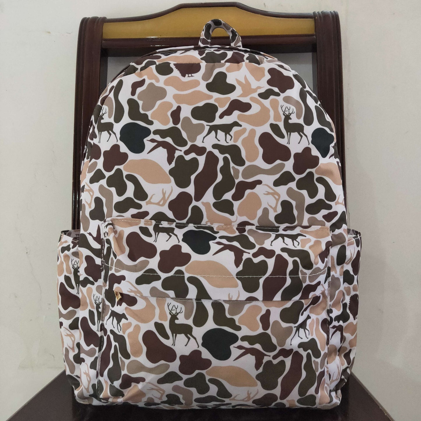RTS NO MOQ(In Stock) BA0288 Duck Puppy Camouflage Backpack